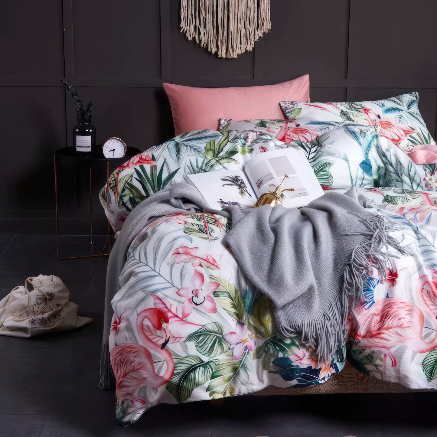 Paradise Flamingo Pink - Duvet Cover Set