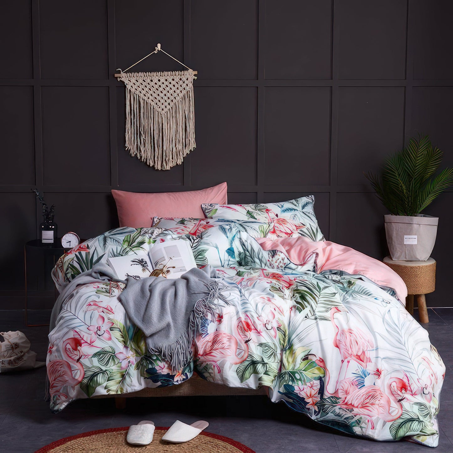 Paradise Flamingo Pink - Duvet Cover Set