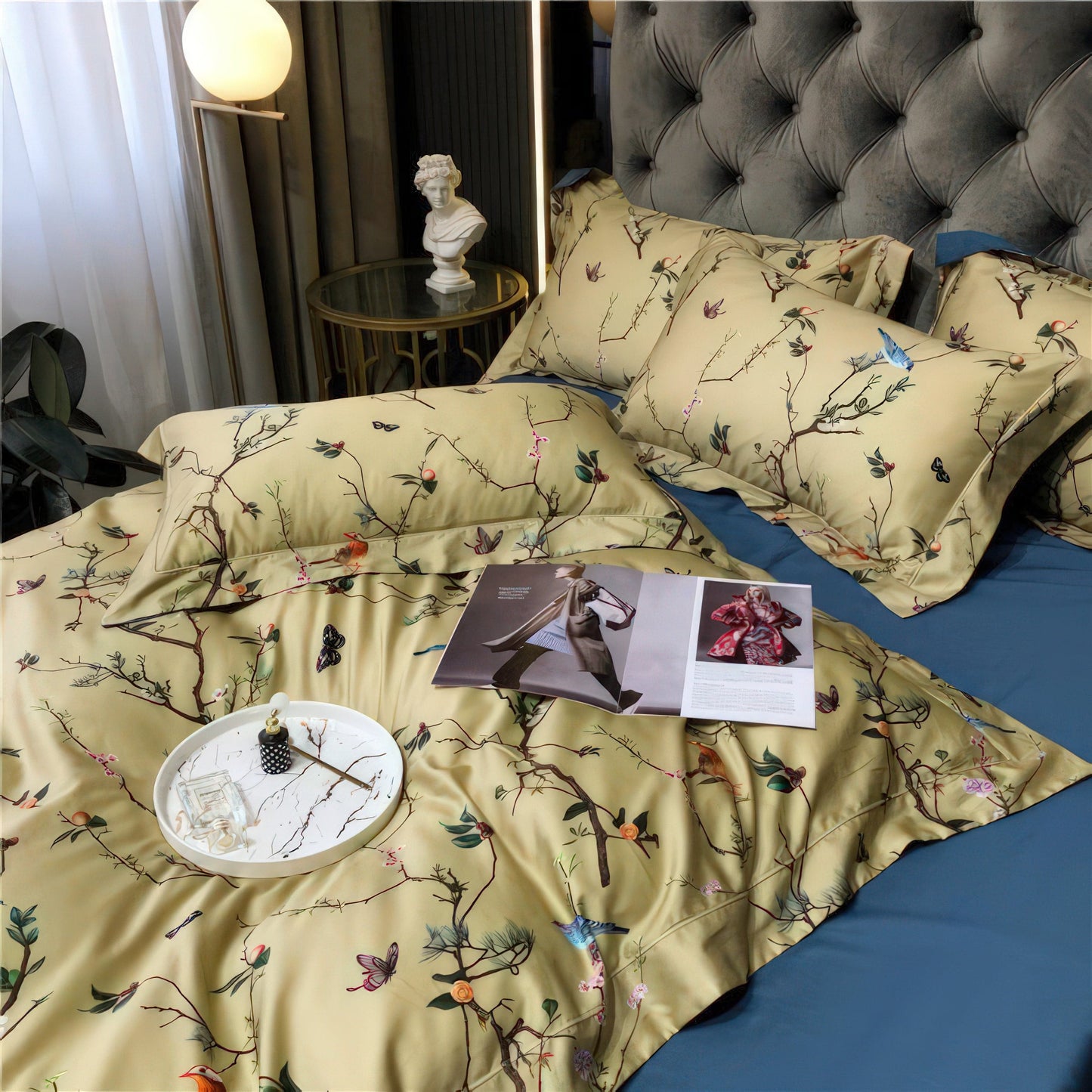 Birds and Flowers - Duvet Cover Set