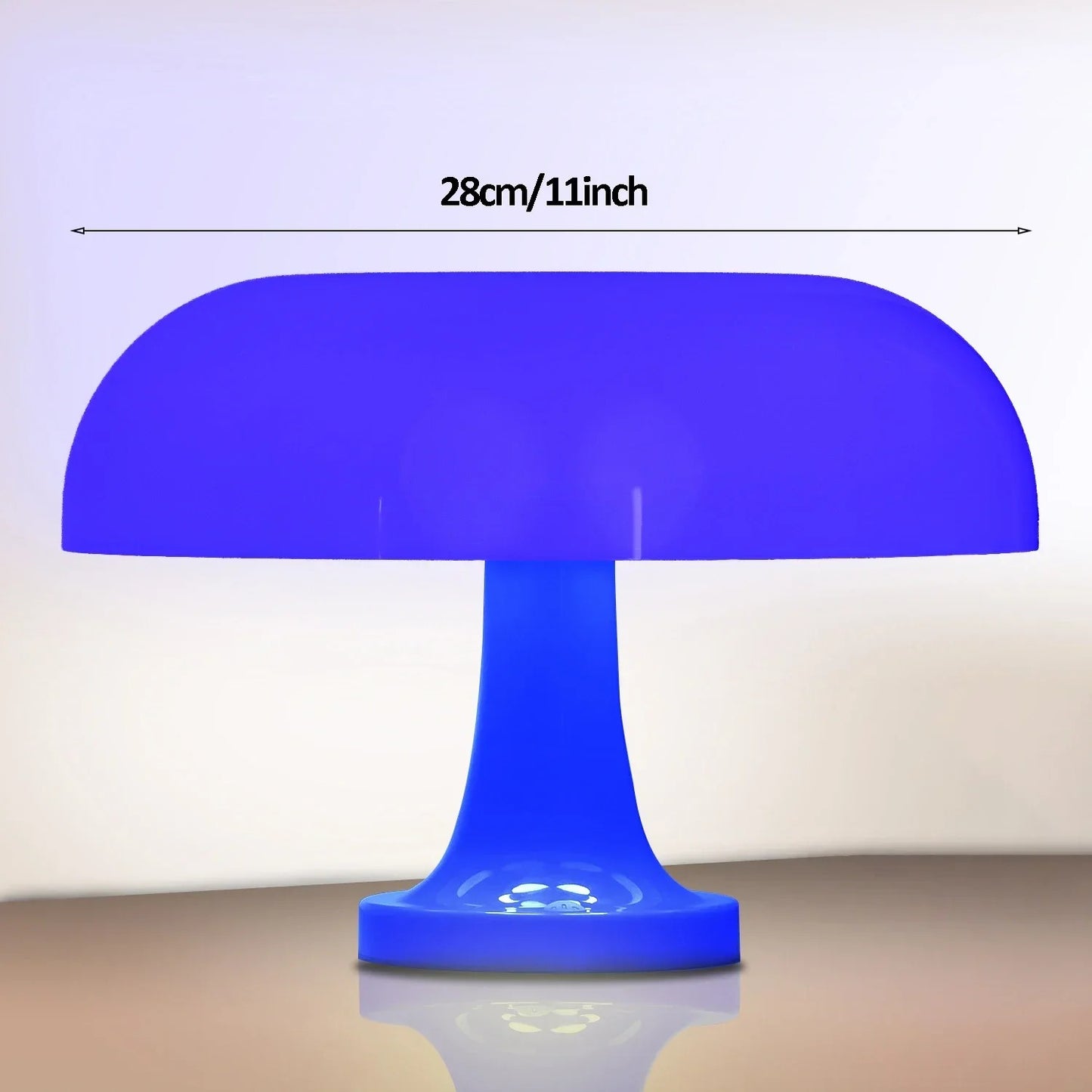 Mushroom Table Lamp - Danish Bauhaus Design with 3-Color Dimming