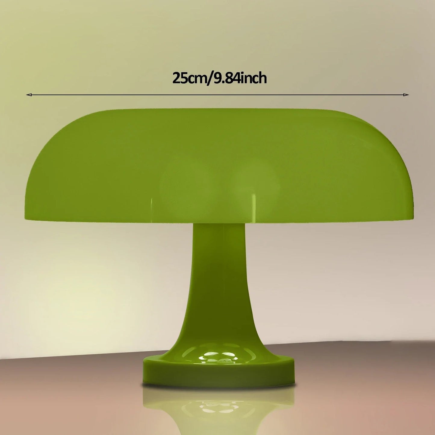 Mushroom Table Lamp - Danish Bauhaus Design with 3-Color Dimming