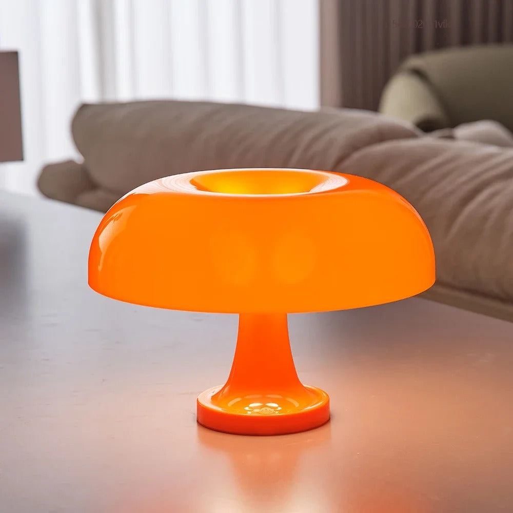 Mushroom Table Lamp - Danish Bauhaus Design with 3-Color Dimming