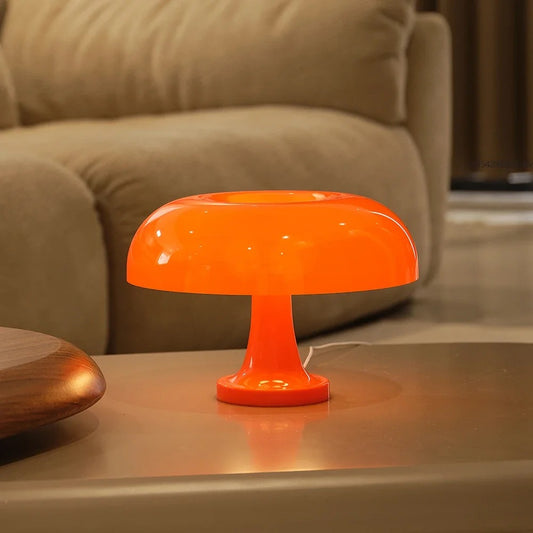 Mushroom Table Lamp - Danish Bauhaus Design with 3-Color Dimming