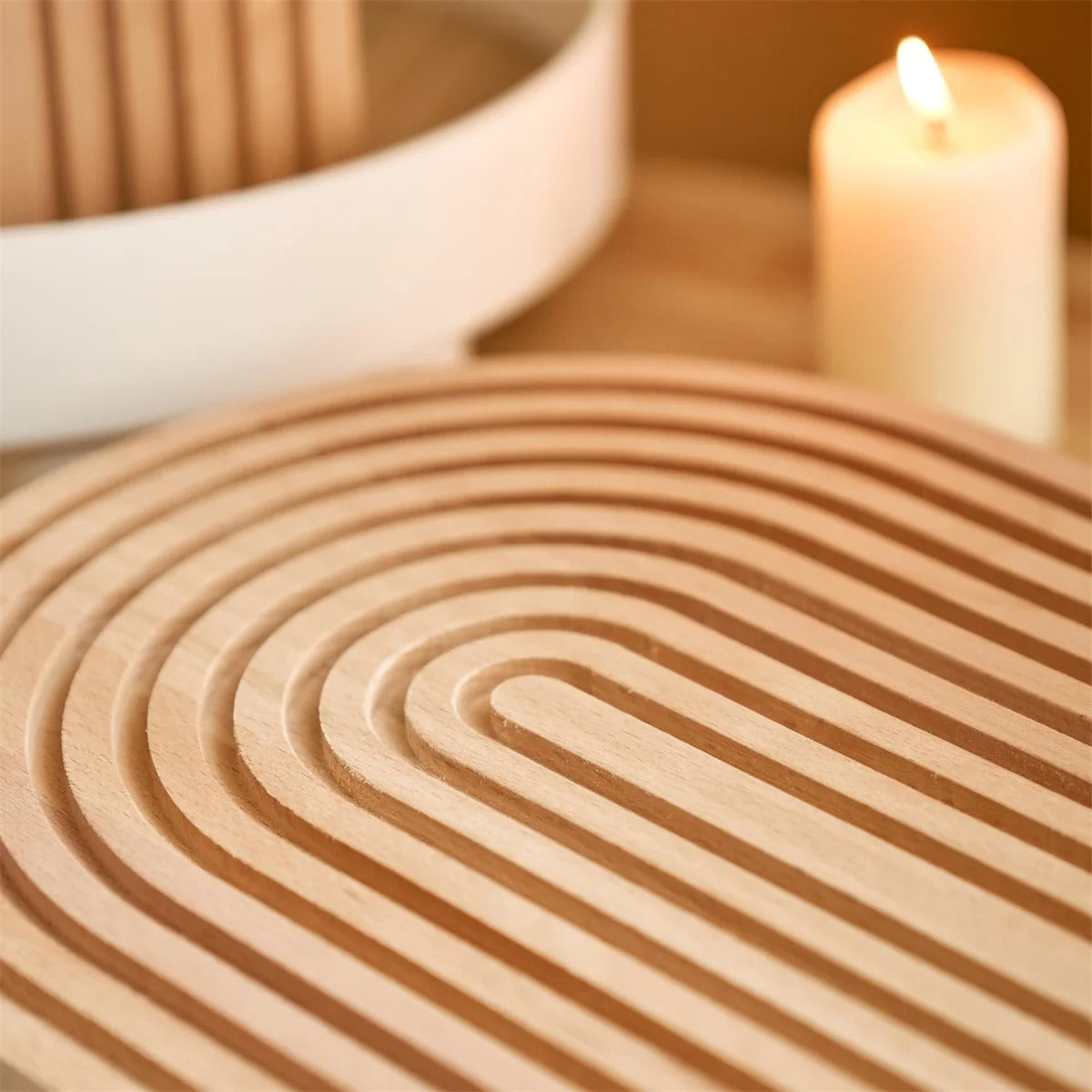 Wave Arch Wooden Cutting Board