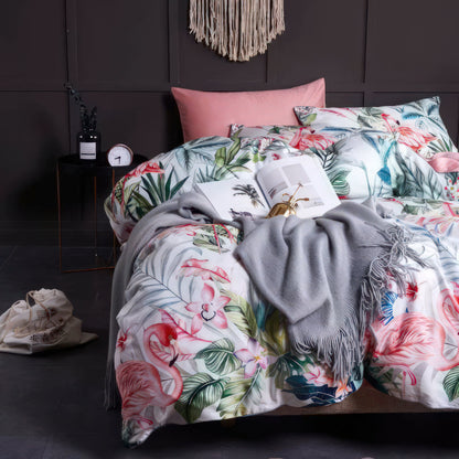 Paradise Flamingo Pink - Duvet Cover Set