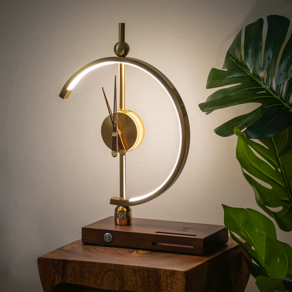Chronos Wireless Charging Clock Table Lamp