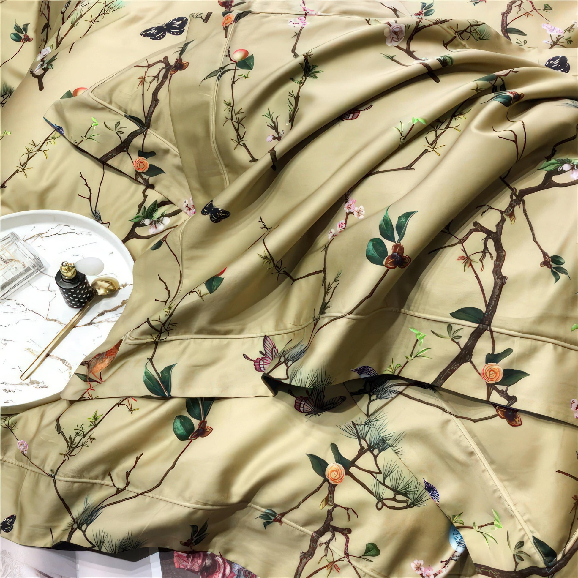Birds and Flowers - Duvet Cover Set
