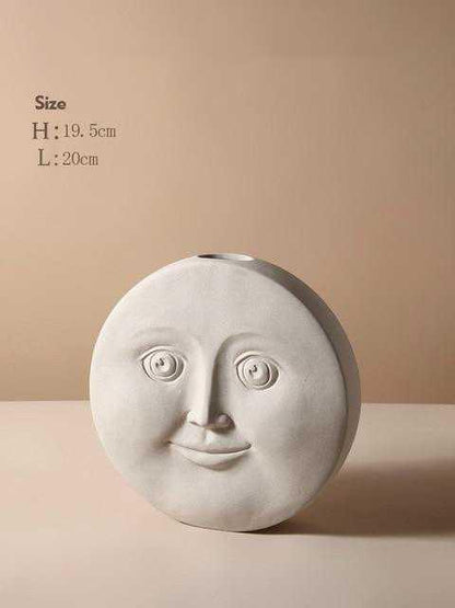 Linnea - Nordic Ceramic Face Vase