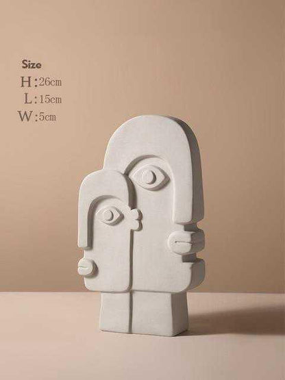 Linnea - Nordic Ceramic Face Vase