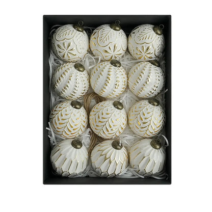 Shatterproof Christmas Ball Ornaments - 12 Piece Set