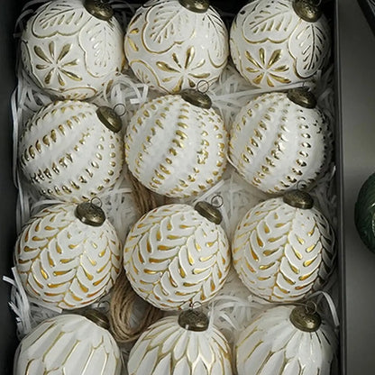 Shatterproof Christmas Ball Ornaments - 12 Piece Set