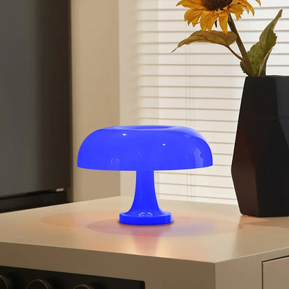 Mushroom Table Lamp - Danish Bauhaus Design with 3-Color Dimming