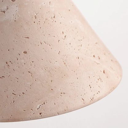Natural Stone Wall Lamp - Travertine LED Sconce with Warm Lighting for Modern Living