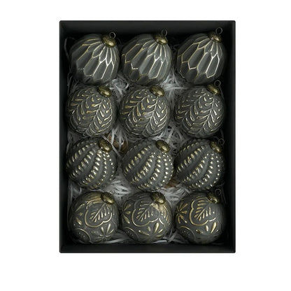 Shatterproof Christmas Ball Ornaments - 12 Piece Set