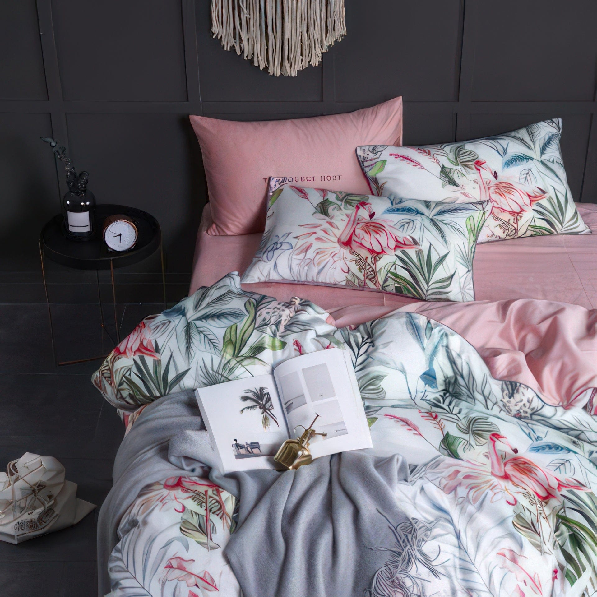 Paradise Flamingo Pink - Duvet Cover Set